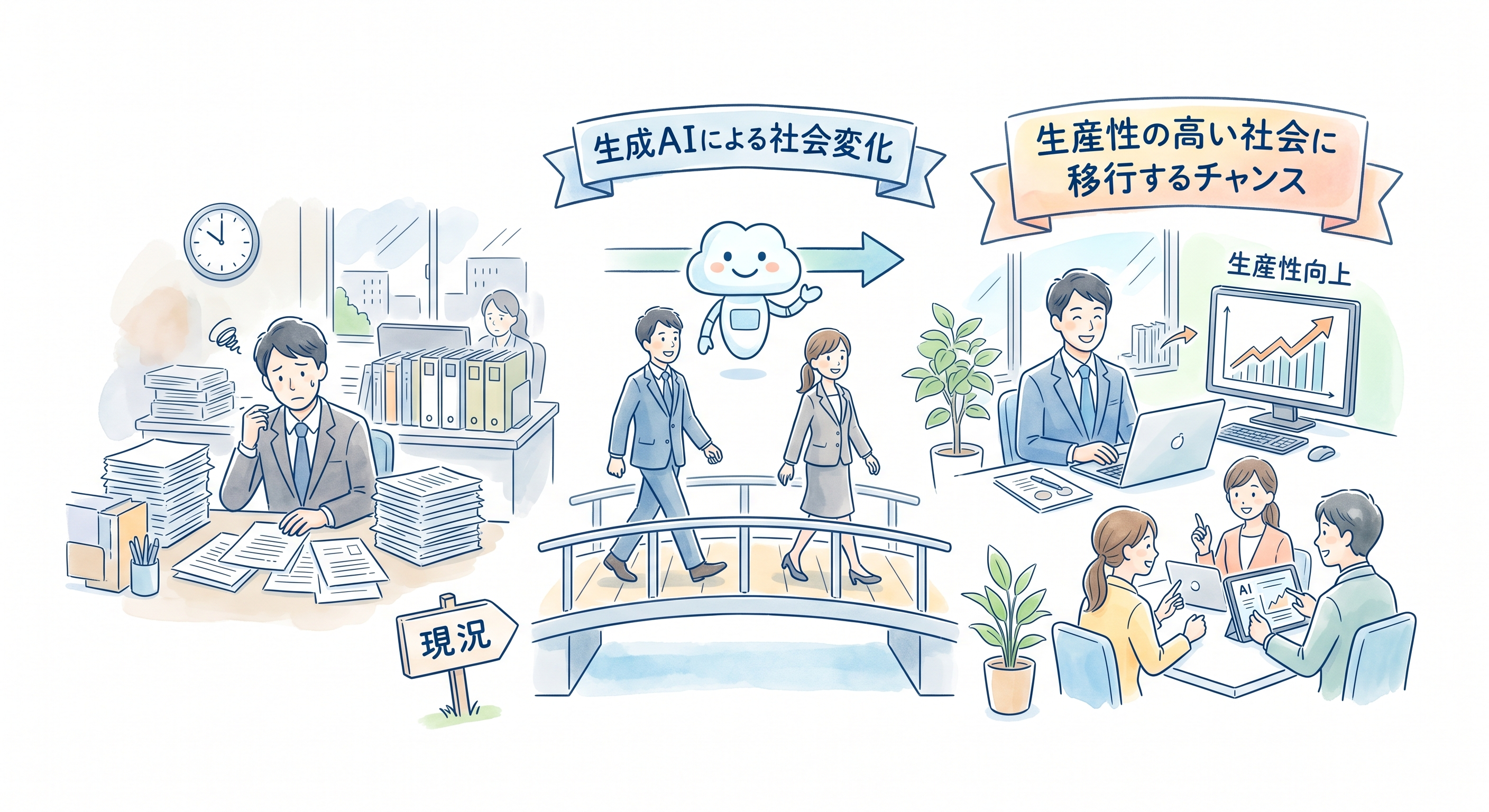 ホワイトカラー消滅